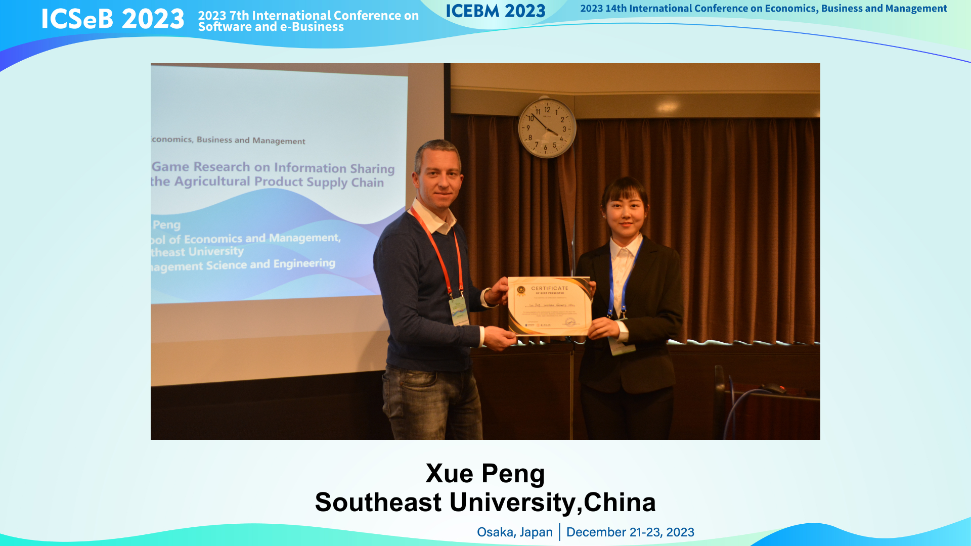 Best Presentation Session 1